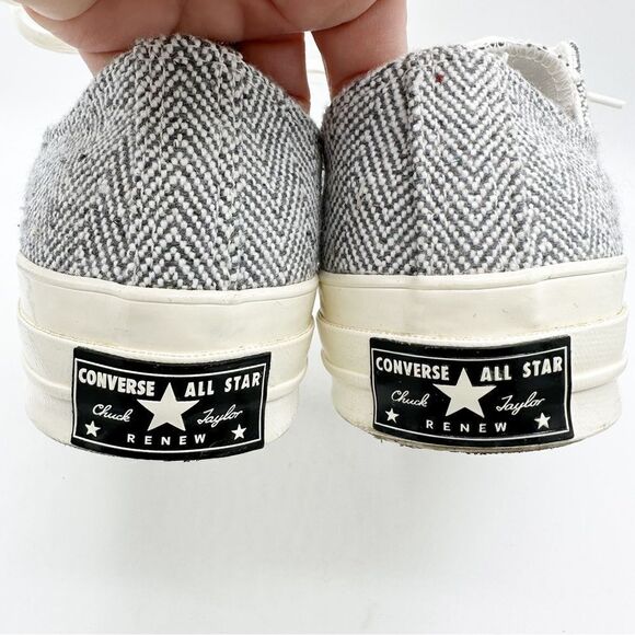 Converse Men's  chuck 70 recycled low-top Oxford sneakers Sz 8.5 - Picture 6 of 14